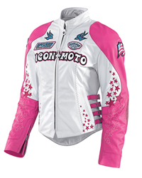 Icon Bombshell GoGo Pink Leather Jacket